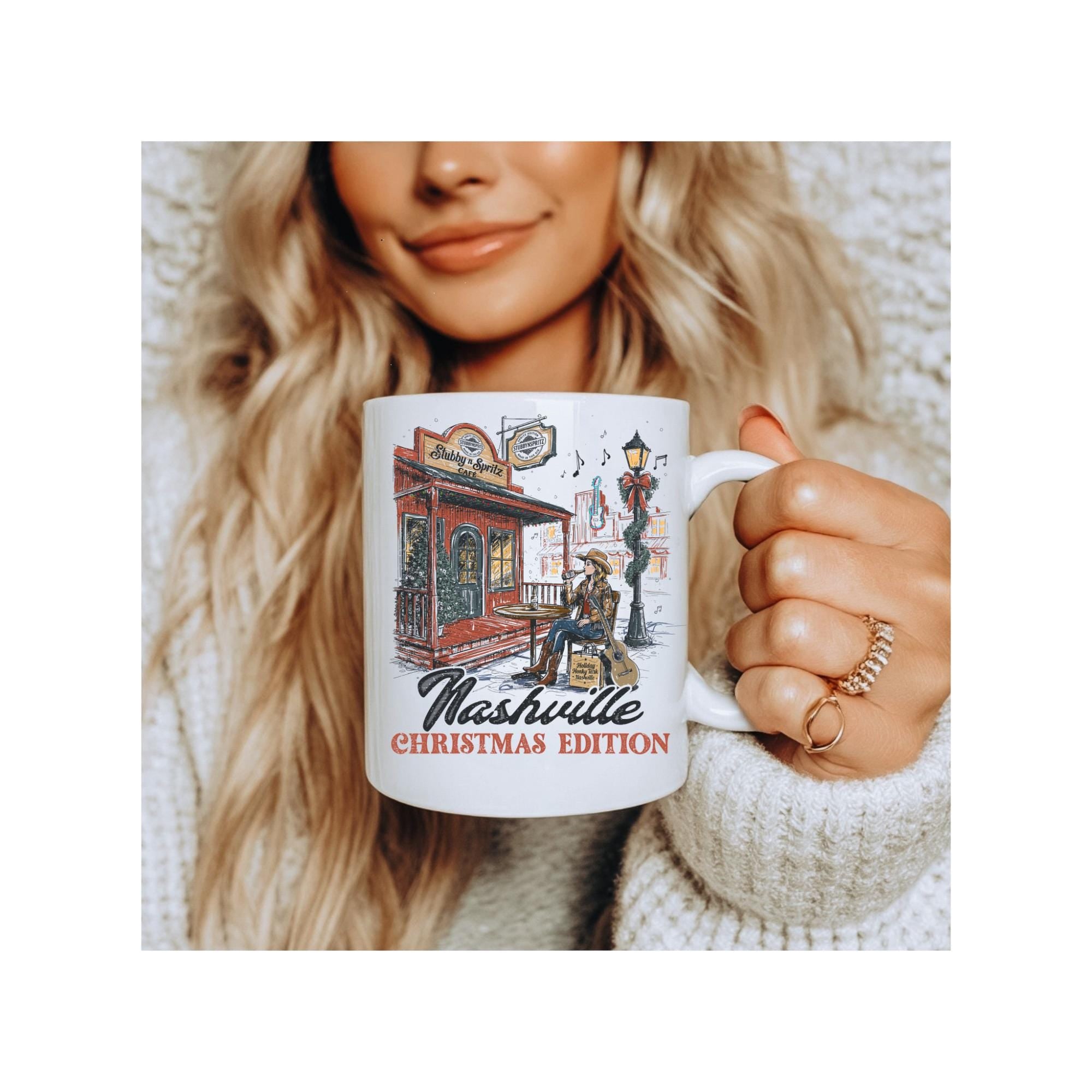 Nashville Christmas Edition Ceramic Mug