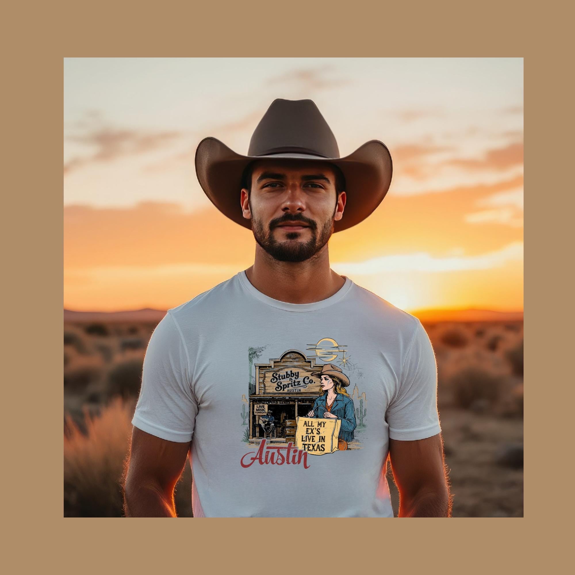 Austin Texas T-Shirt: Country Lyric Graphic Tee
