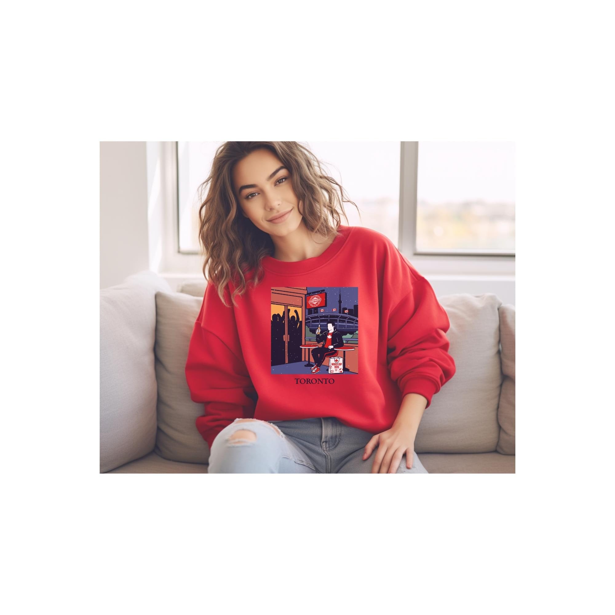 2026 World Cup Toronto Sweatshirt: Unisex Soccer Fan Apparel