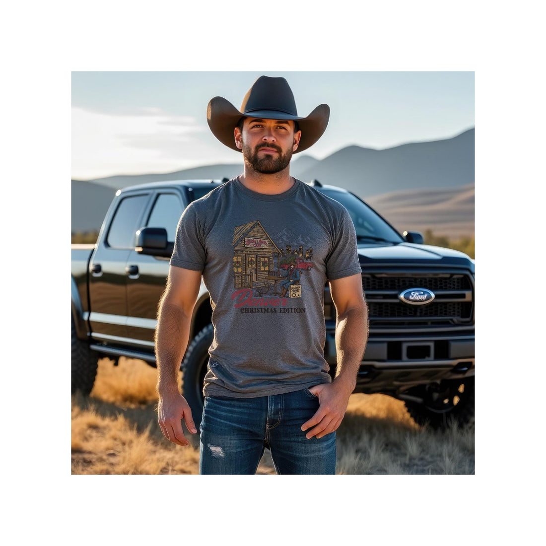 Denver Christmas Cafe T-Shirt: Holiday Country Unisex Tee