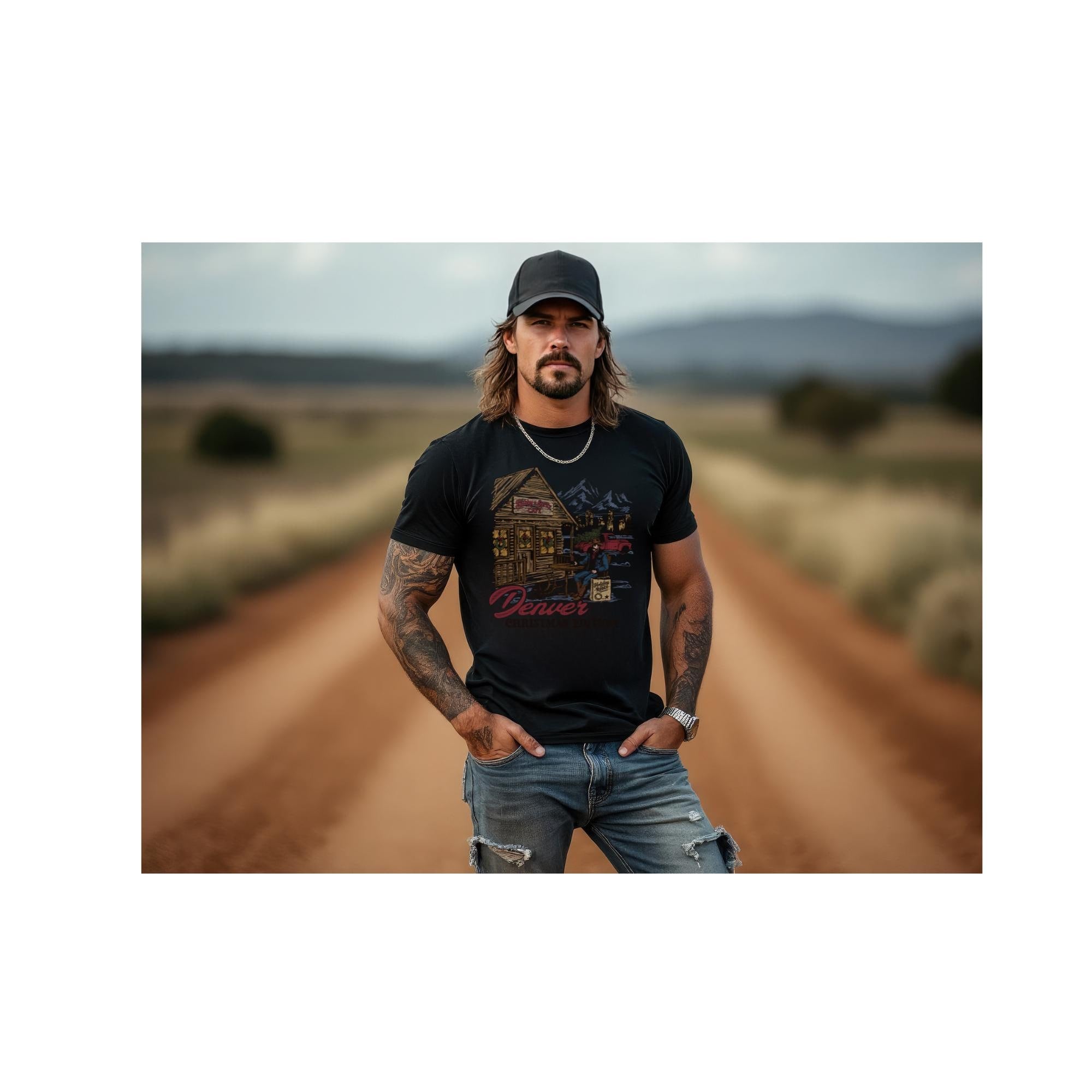 Denver Christmas Cafe T-Shirt: Holiday Country Unisex Tee