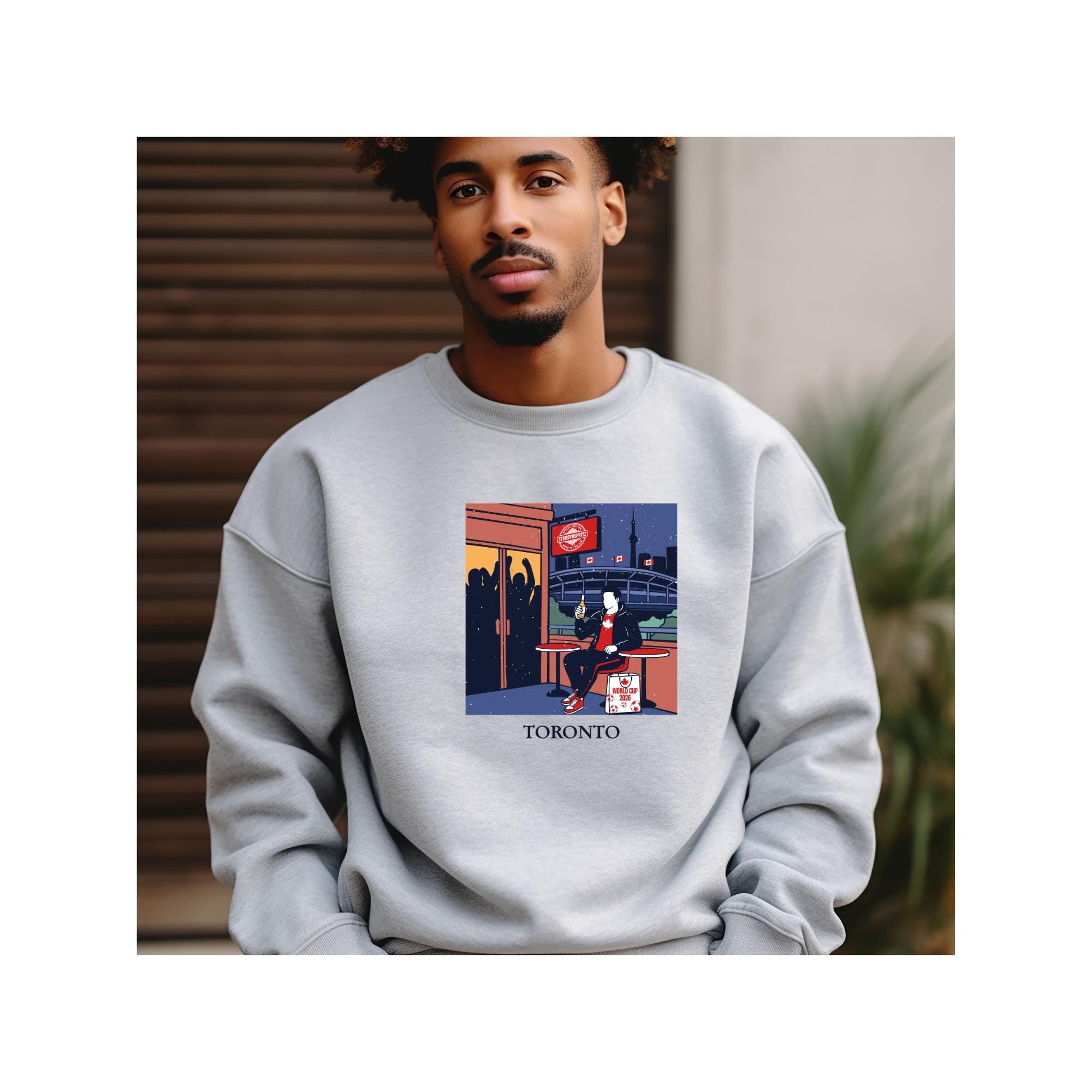Toronto 2026 World Cup Sweatshirt: Retro Soccer Fan Apparel