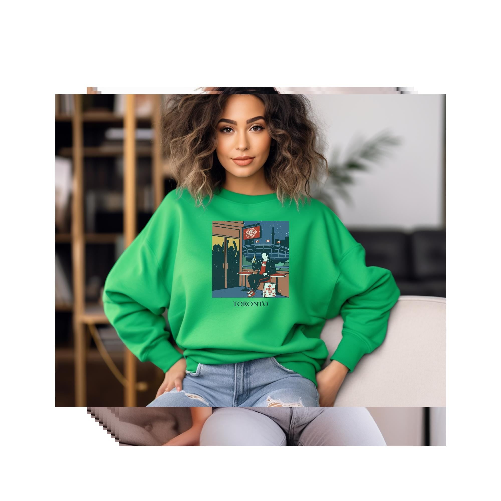 2026 World Cup Toronto Sweatshirt: Unisex Soccer Fan Apparel