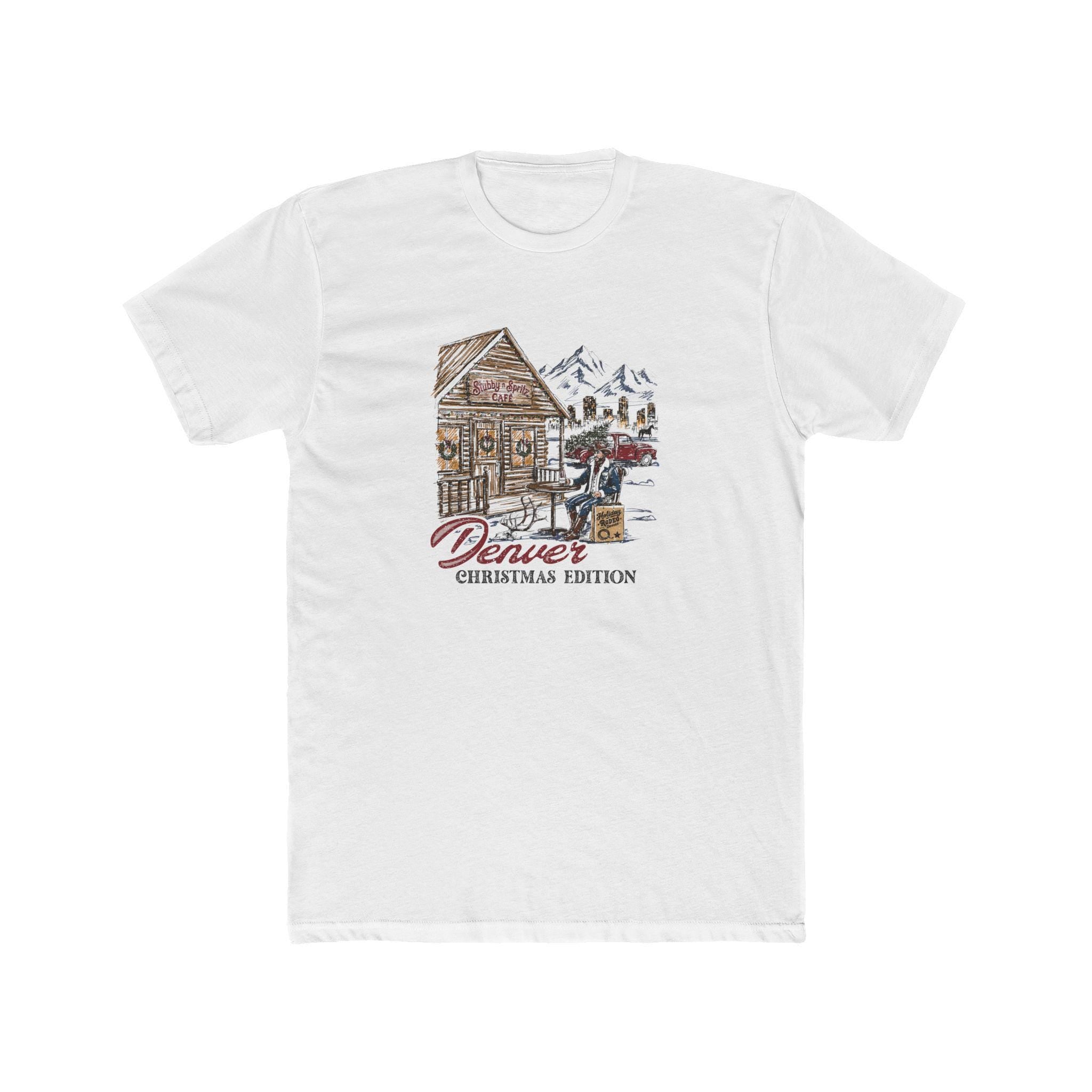Denver Christmas Cafe T-Shirt: Holiday Country Unisex Tee