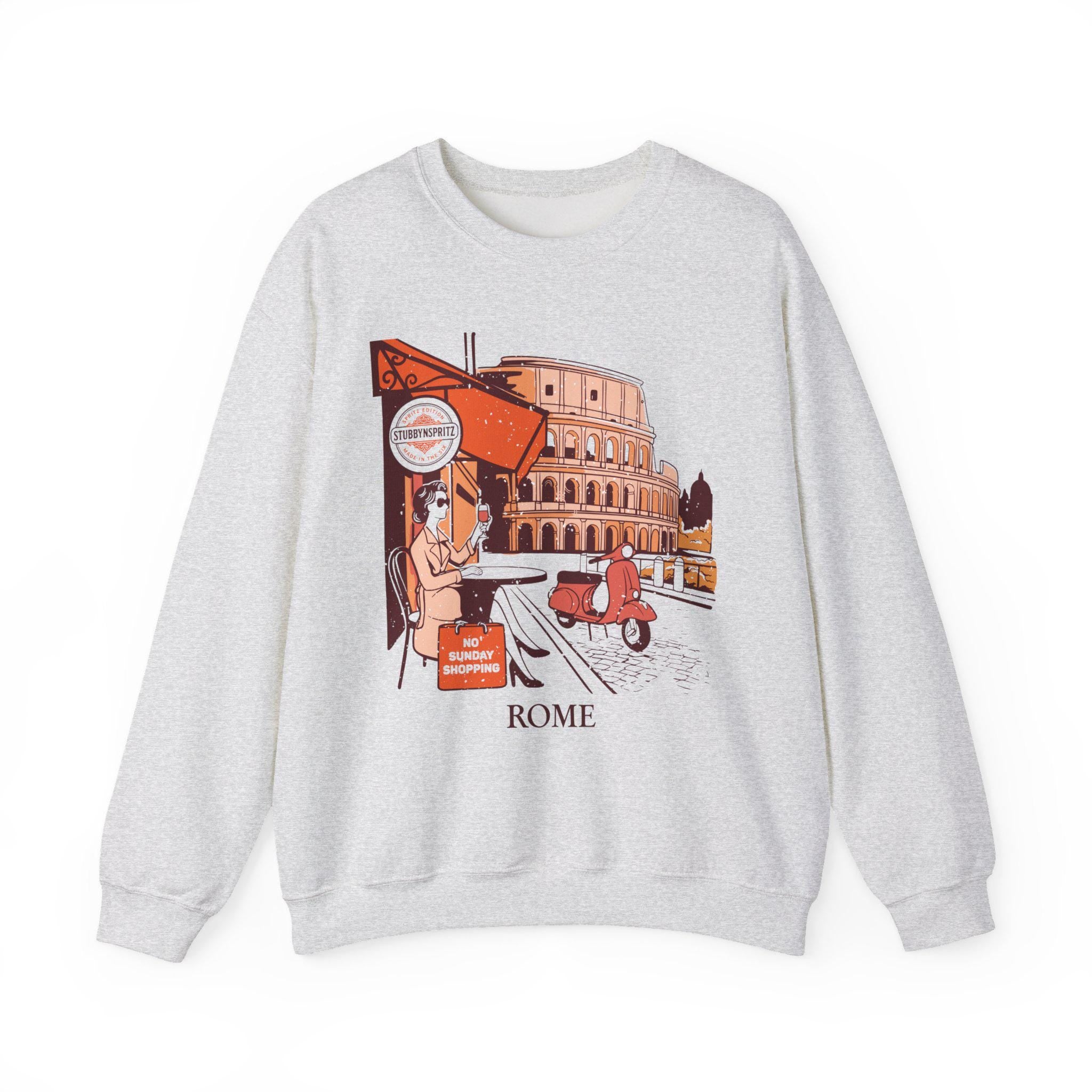 Rome Café Sweatshirt: Italian Travel Souvenir