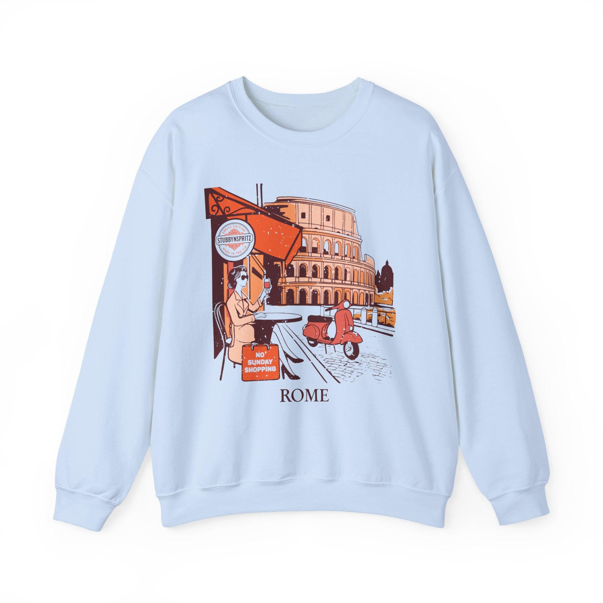 Rome Café Sweatshirt: Italian Travel Souvenir