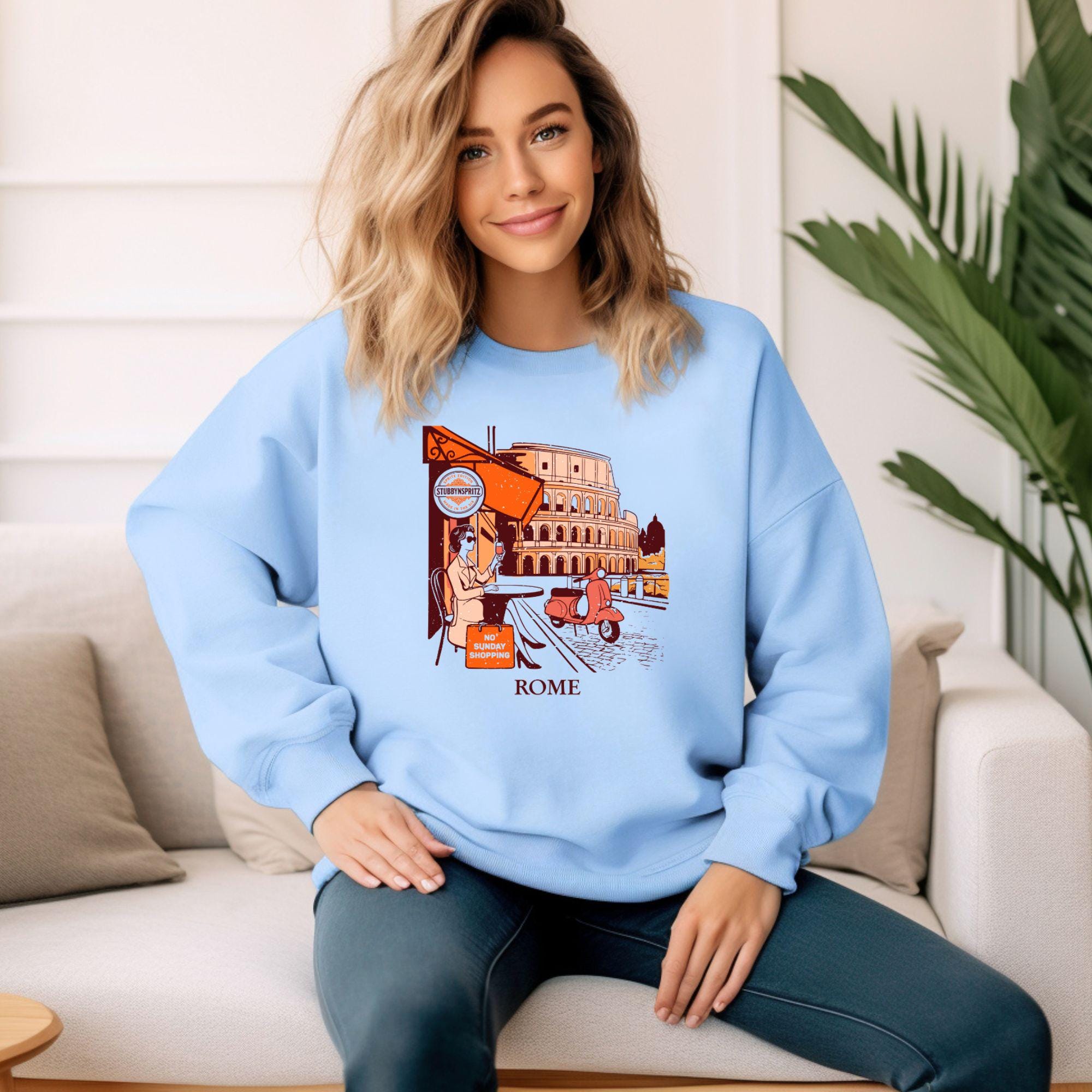 Rome Café Sweatshirt: Italian Travel Souvenir