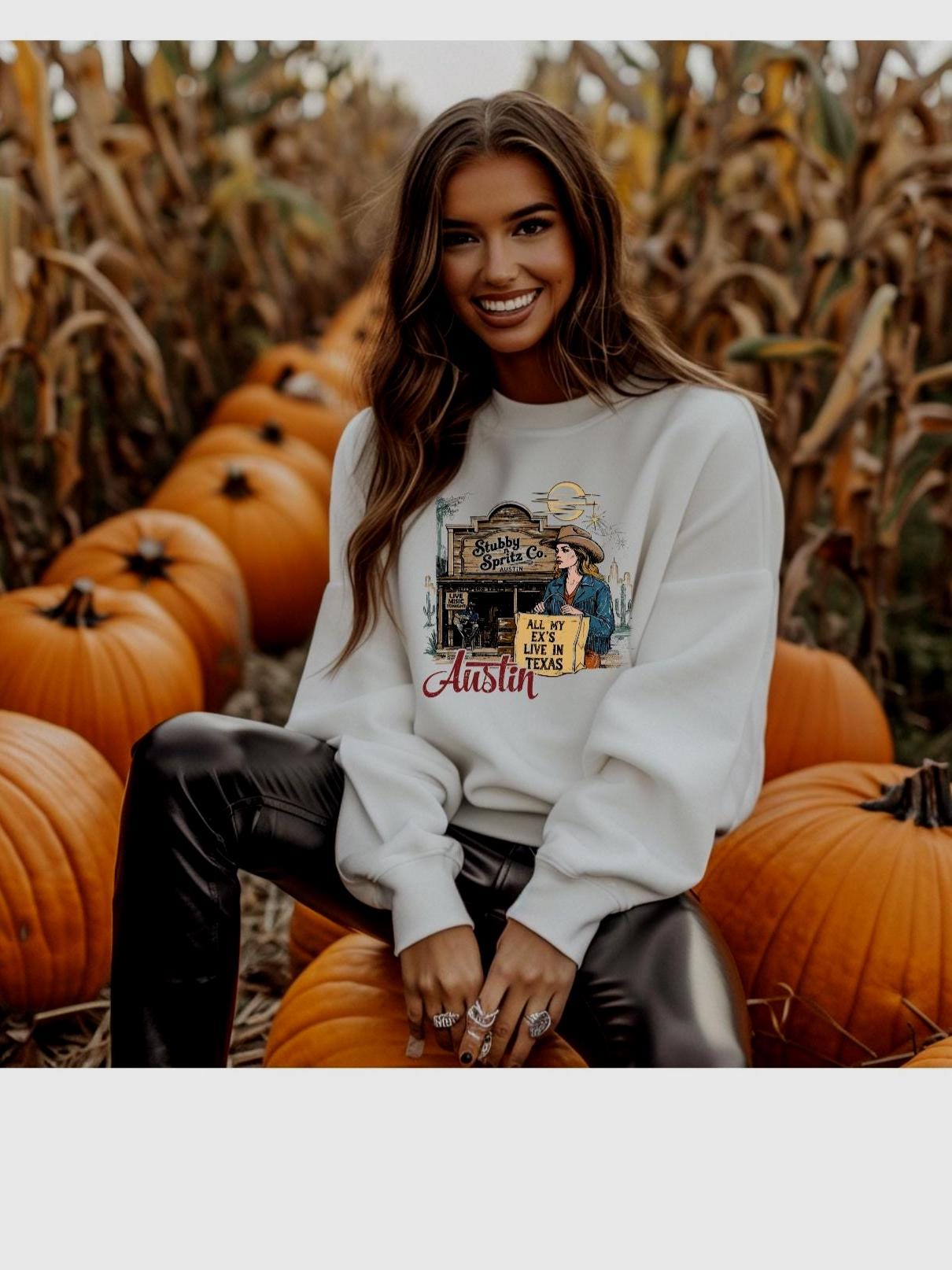 All My Ex's Live in Texas Sweatshirt - Austin Country Music Pullover