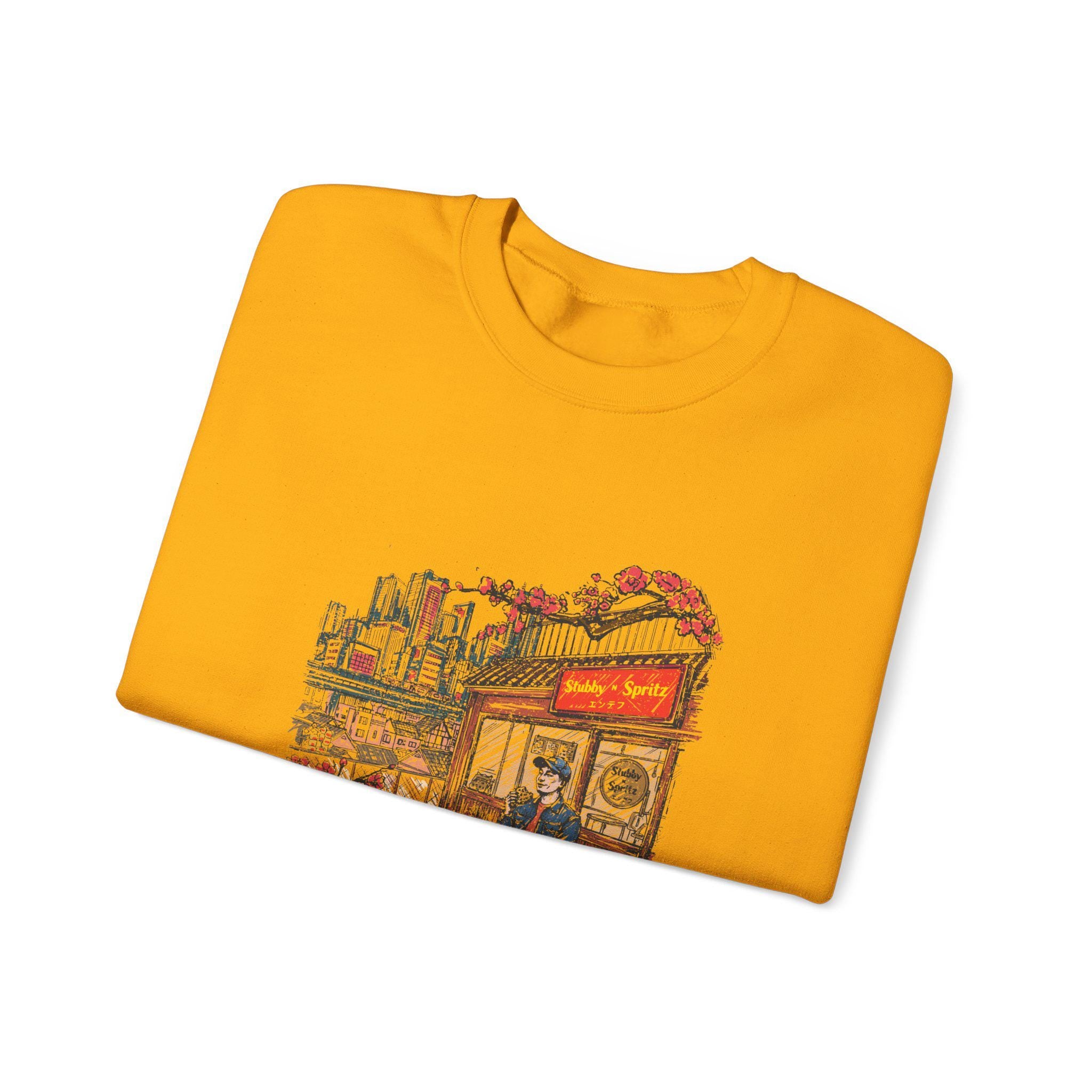 City Japan Style Cafe Retro Sweatshirt