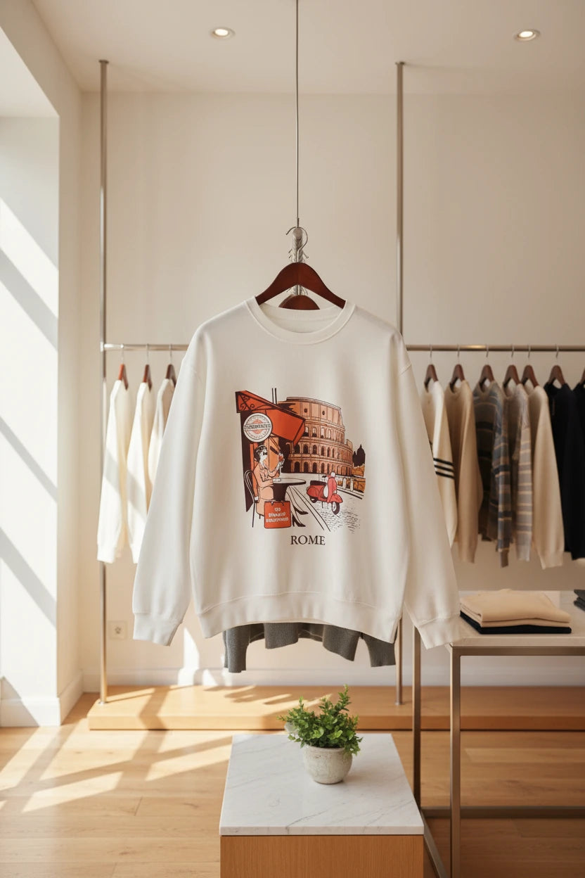 Rome Collection Sweatshirt Premium Cotton Limited