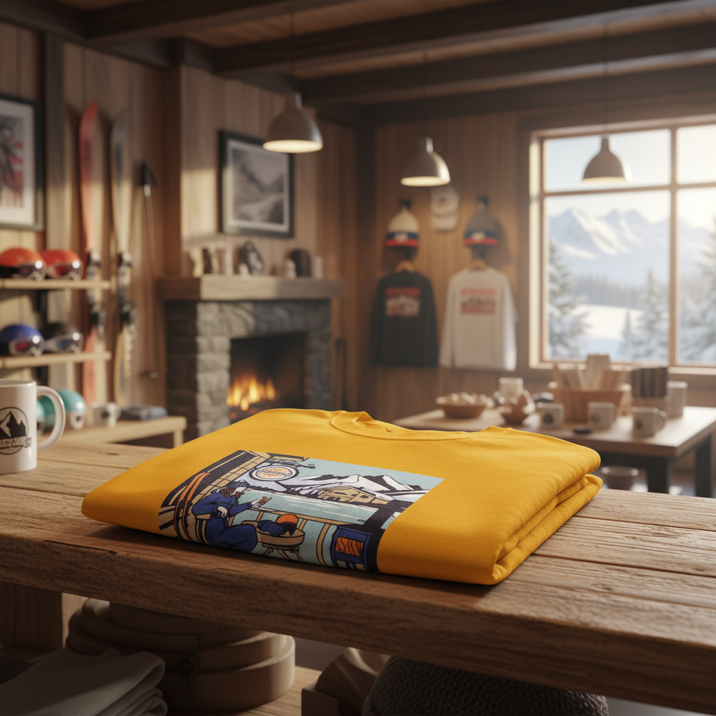 St Moritz Ski Sweatshirt Cotton Polyester Blend Heritage Collection Limited Edition