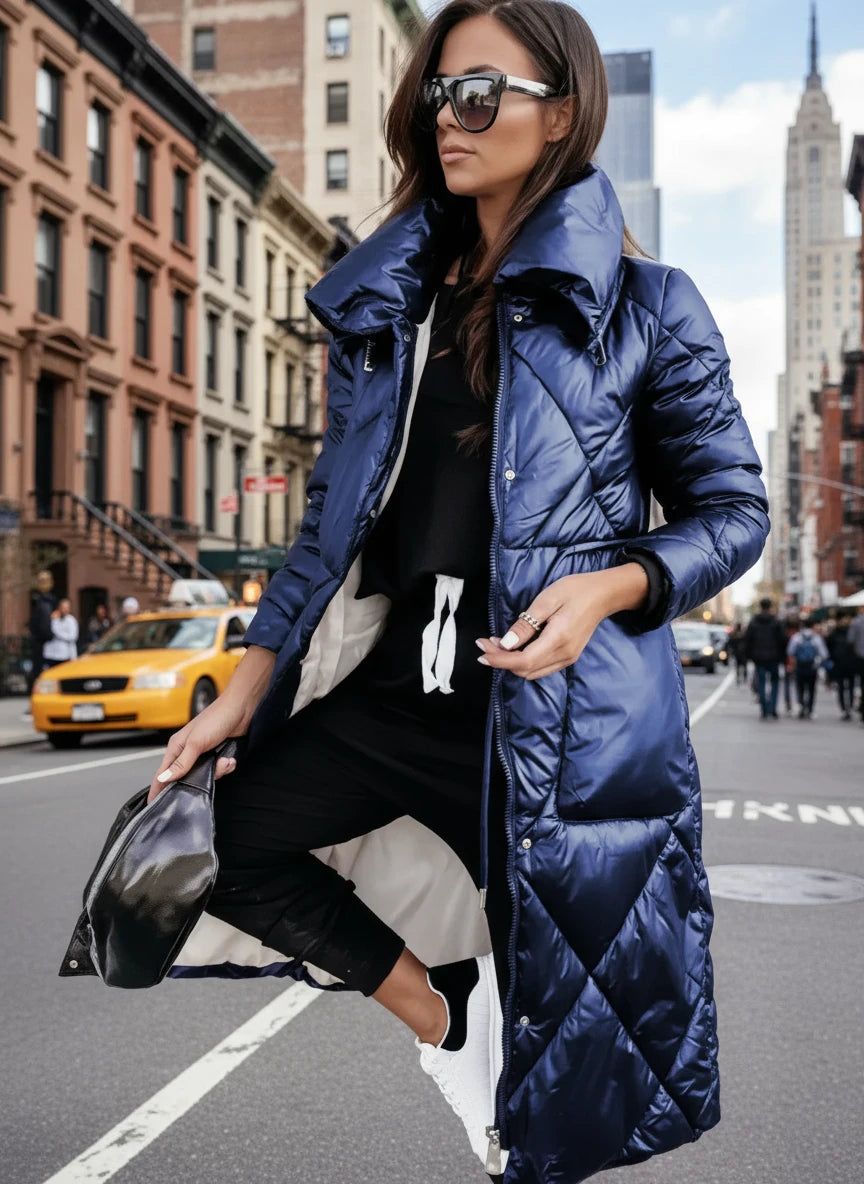 Plus Size Winter Long Fashion Coat