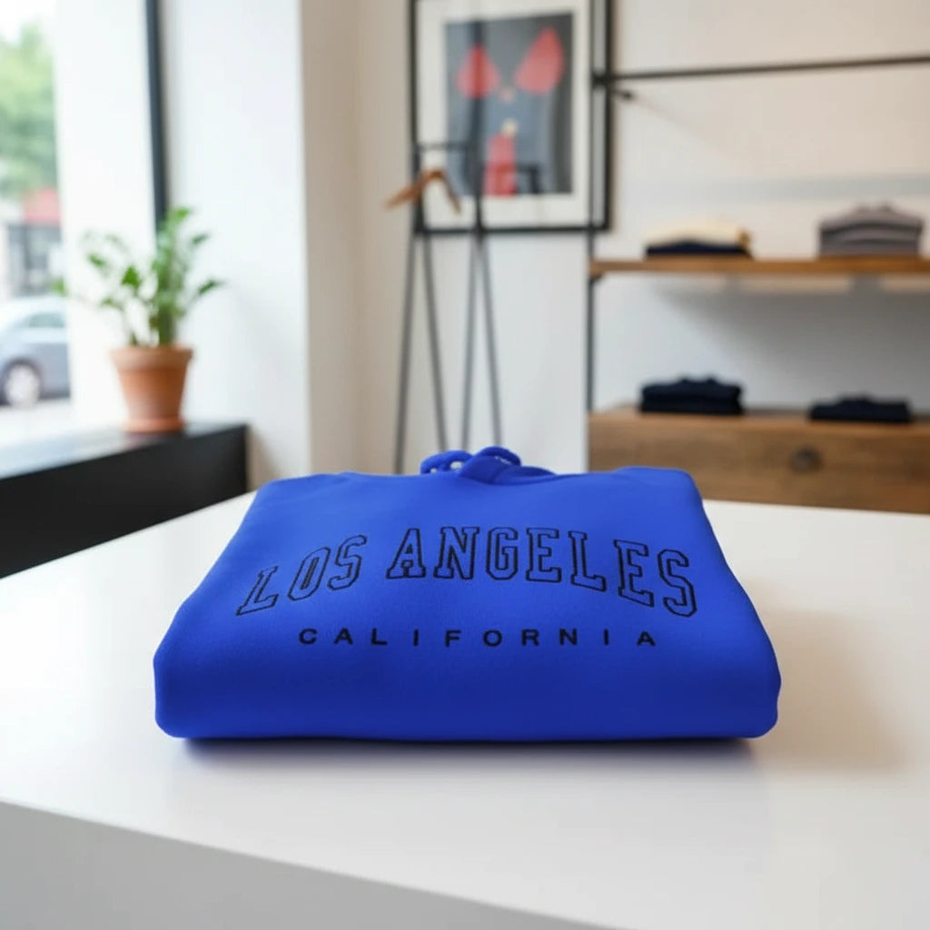 Los Angeles California Letter Print Womens Hoodie Pullover