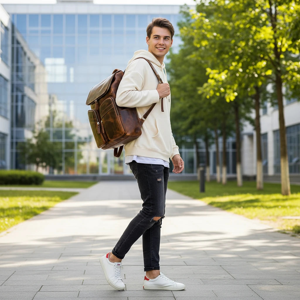 Vintage Leather Handbag