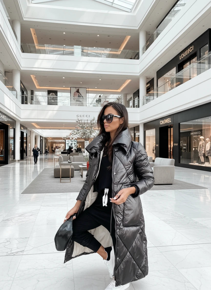 Plus Size Winter Long Fashion Coat