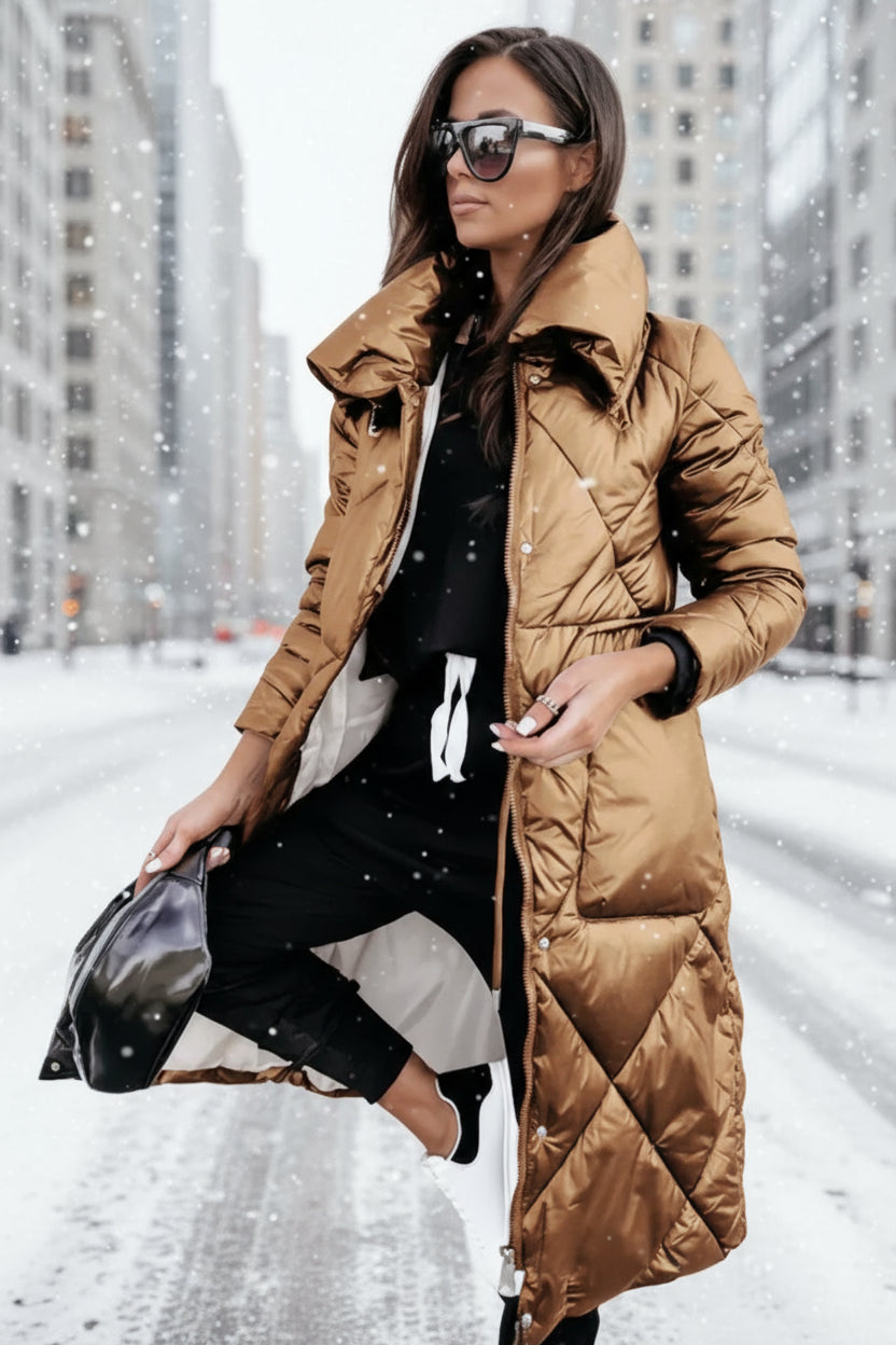 Plus Size Winter Long Fashion Coat