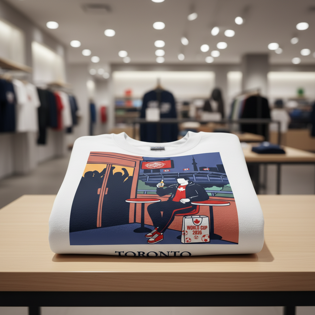 Premium Cotton Sweatshirt World Cup Toronto 2026 Limited Edition Authentic Collection