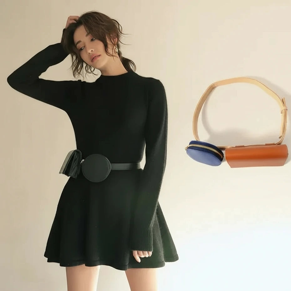 Genuine Leather Mini Wallet And Fanny Pack Limited Release For Refined Everyday Carry