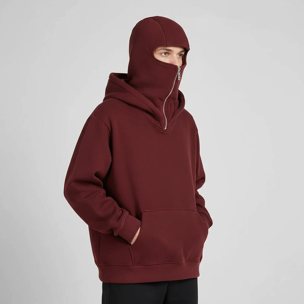 UrbanEdge Double Hood Cardigan Luxe Collection Elite Exclusive Edition For Urban Layering